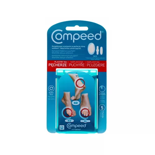 Compeed - plastry na pęcherze mix, 5 sztuk