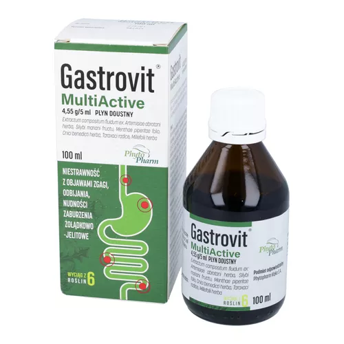 Gastrovit MultiActive 4,55 g/5 ml, płyn doustny, 100 ml