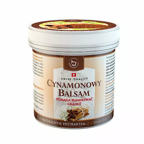 HERBAMEDICUS CYNAMONOWY BALSAM - pomaga eliminować cellulit, 250 ml