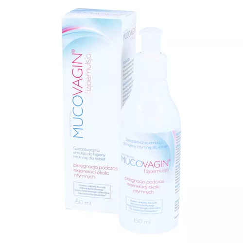 MUCOVAGIN - specjalistyczna emulsja do higieny intymnej dla kobiet, 150 ml