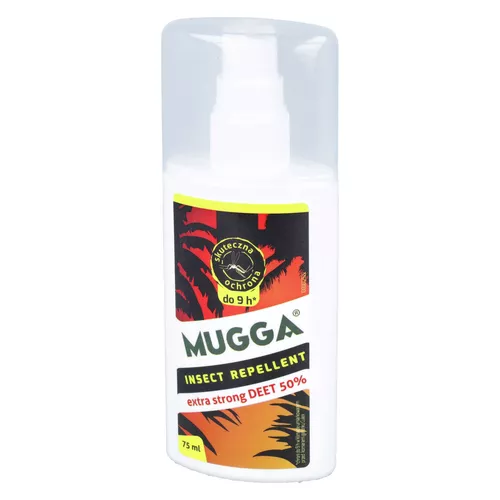 MUGGA - preparat odstraszający owady, spray, 50% DEET, 75 ml