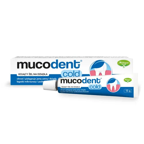 Mucodent Cold (dawniej Mucosit Dent), kojący żel na dziąsła, 15 g