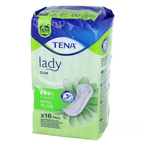 TENA Lady Slim Mini Plus - specjalistyczne podpaski, 16 sztuk