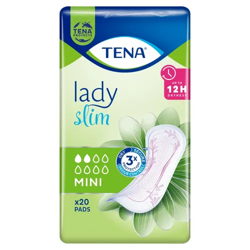 TENA Lady Slim Mini - wkładki anatomiczne, 20 sztuk