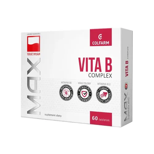 Max Vita B Complex, 60 tabletek