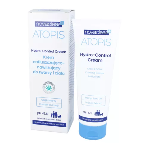 Novaclear ATOPIS - krem natłuszczająco-nawilżający do twarzy i ciała HYDRO-CONTROL, 250 ml