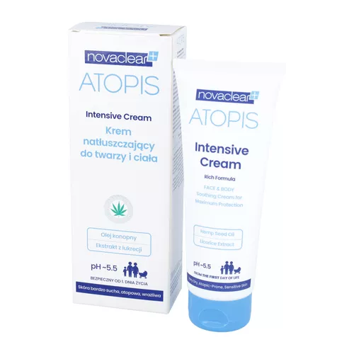 Novaclear ATOPIS - krem natłuszczający do twarzy i ciała INTENSIVE CREAM, 100 ml