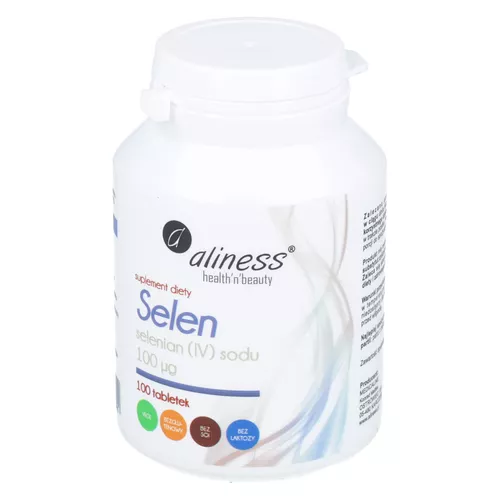 Aliness Selen selenian(IV) sodu 100 mcg, 100 tabletek