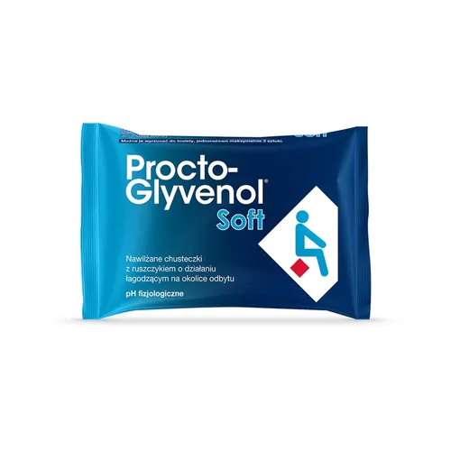 Procto-Glyvenol Soft - chusteczki nawilżane, 30 sztuk