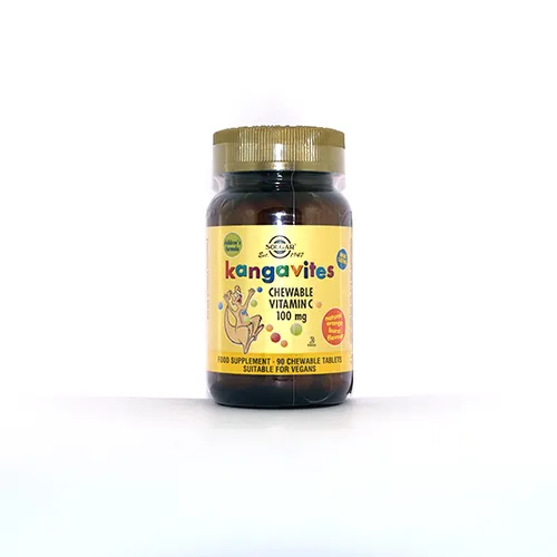 Solgar Kangavites, smak pomarańczowy, 90 pastylek do ssania