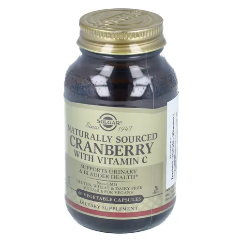 Solgar Żurawina wielkoowocowa 400 mg, 60 kapsułek
