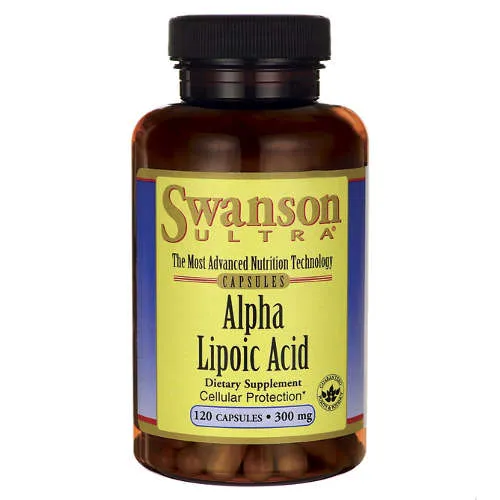 Swanson Alfa Lipoic Acid 300 mg, 120 kapsułek