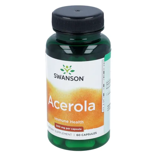 Swanson Acerola 500 mg, 60 kapsułek