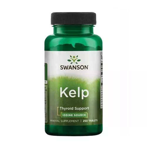 Swanson Kelp 225 mcg, 250 tabletek