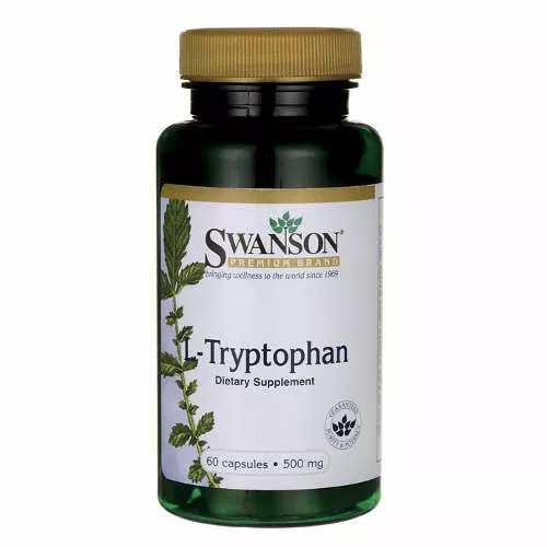 Swanson L-Tryptophan - tryptofan, kapsułki 500 mg, 60 sztuk