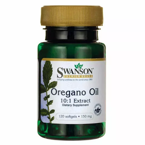 Swanson Oregano Oil 10:1 Extract 150 mg, 120 kapsułek