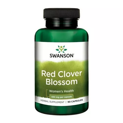 Swanson Red Clover Blossom 430 mg, 90 kapsułek