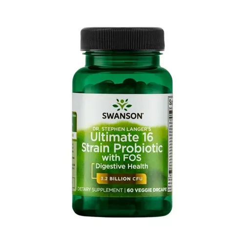 Swanson Ultimate 16 Strain Probiotic, 60 kapsułek