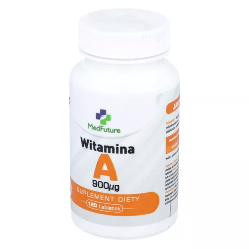 MedFuture Witamina A 900 µg, 120 tabletek