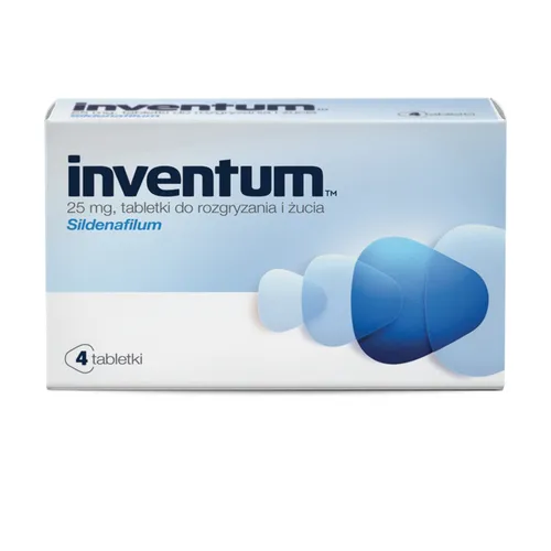 inventum 25 mg, 4 tabletki do rozgryzania i żucia