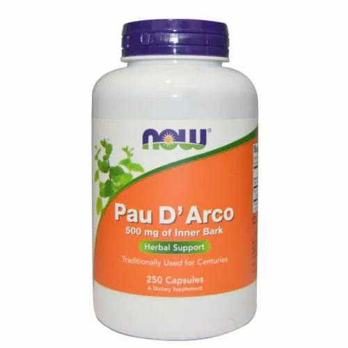 NOW FOODS Pau D'Arco 500 mg, 250 kapsułek