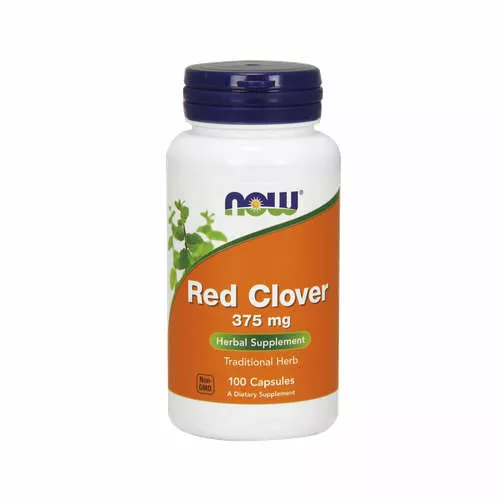NOW FOODS Red Clover 375 mg, 100 kapsułek
