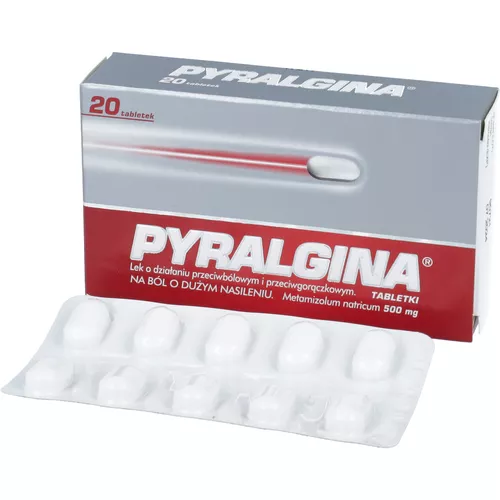 Pyralgina 500 mg, 20 tabletek
