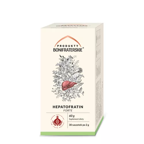 Produkty Bonifraterskie Hepatofratin Forte, 30 saszetek