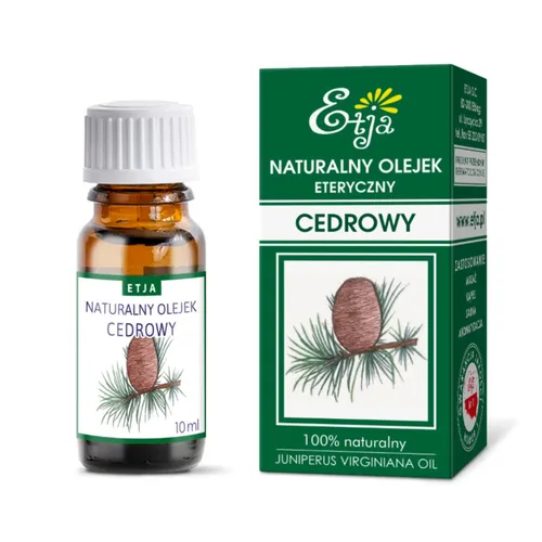 ETJA - naturalny olejek eteryczny, cedrowy, 10 ml