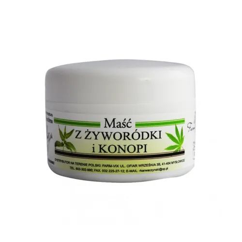 Farm-Vix - krem z żyworódki, skutecznie nawilża popękaną skórę ciała, 50 ml