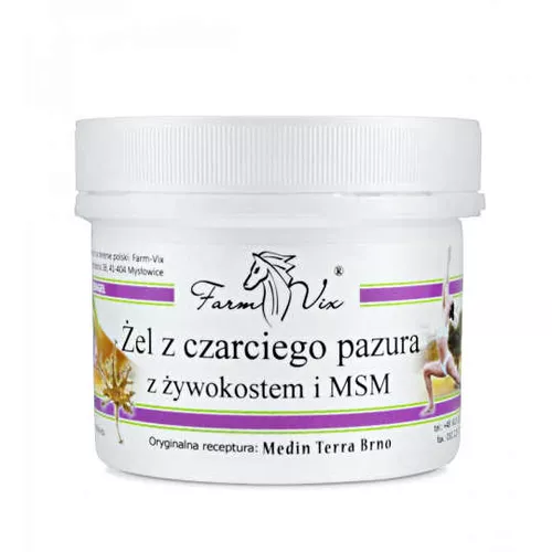 Farm-Vix Czarci Pazur - żel z żywokostem i MSM, 150 g
