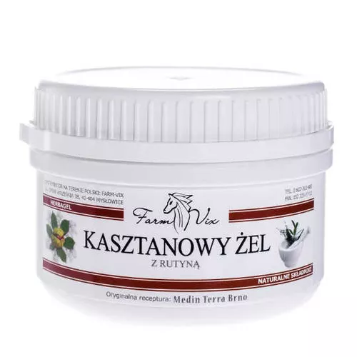 Farm-Vix Żel kasztanowy - z rutyną, na żylaki, 350 g