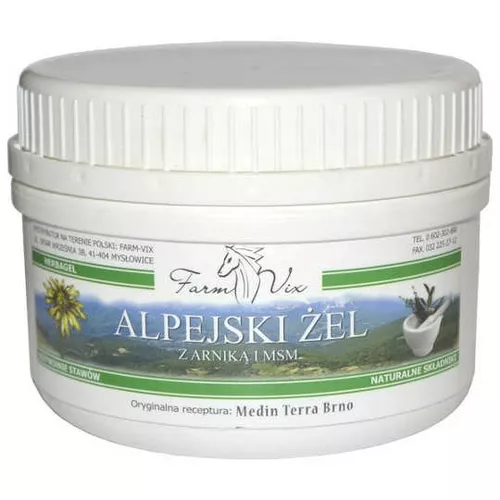Farm-Vix - żel alpejski z arniką i MSM, 350 g