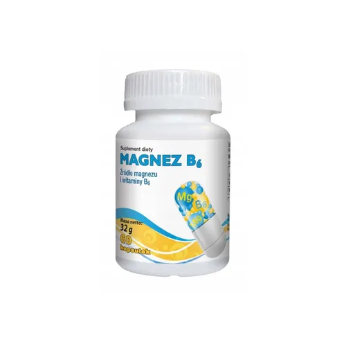 GorVita Magnez B6 + Cynk, 60 kapsułek