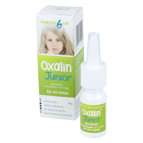 Oxalin Junior 0,5 mg/g, żel do nosa, 10 g