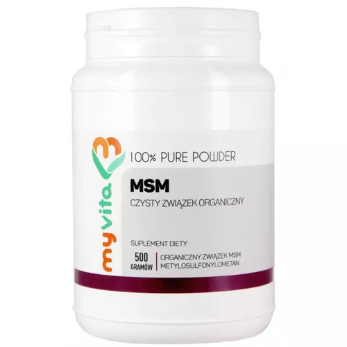 MyVita MSM, czysty związek organiczny, 500 g
