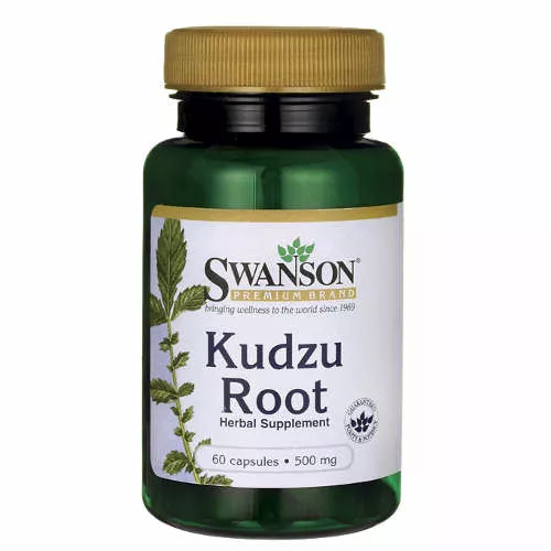 Swanson Kudzu Root, 500 mg, 60 kapsułek