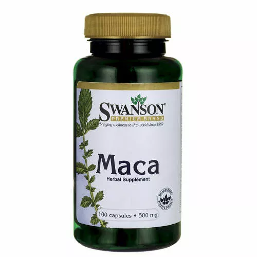 Swanson Maca 500 mg, 100 kapsułek