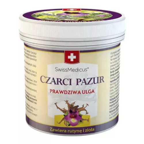 Herbamedicus - Czarci Pazur - prawdziwa ulga, zawiera rutynę i zioła, 250 ml