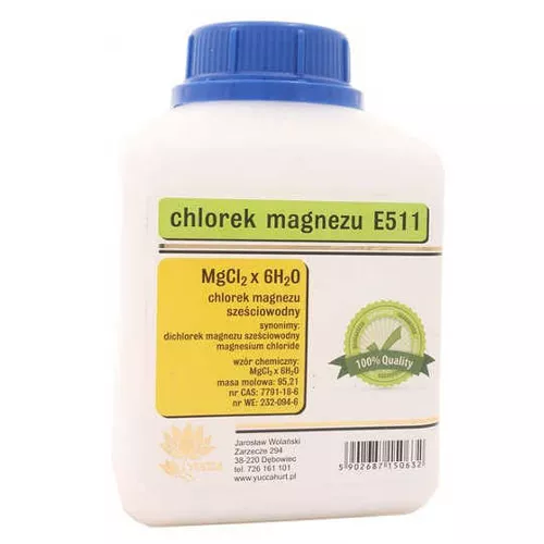 Yucca Chlorek magnezu sześciowodny E511, proszek, 500 g