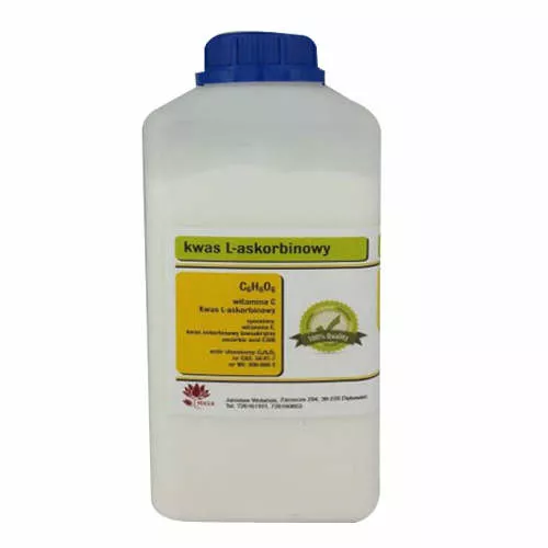 Yucca Kwas L-askorbinowy (Witamina C), proszek, 1000 g