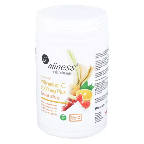 Aliness Witamina C 1000 mg Plus, proszek, 250 g