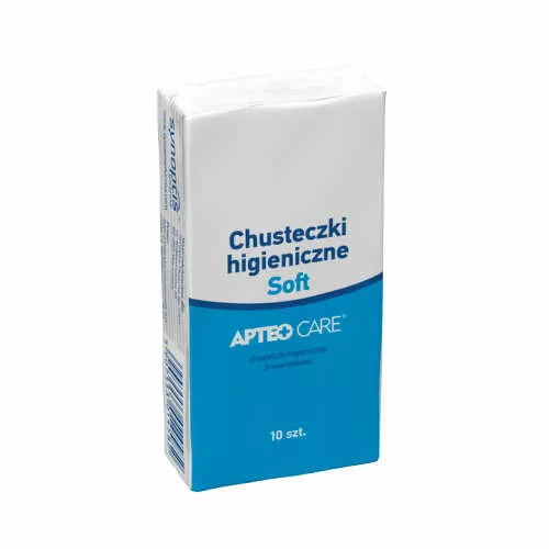 Apteo Care Soft - chusteczki higieniczne, 10 sztuk, 1 opakowanie