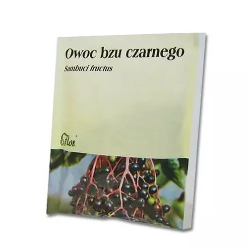 Flos Owoc bzu czarnego, zioła do zaparzania, 50 g