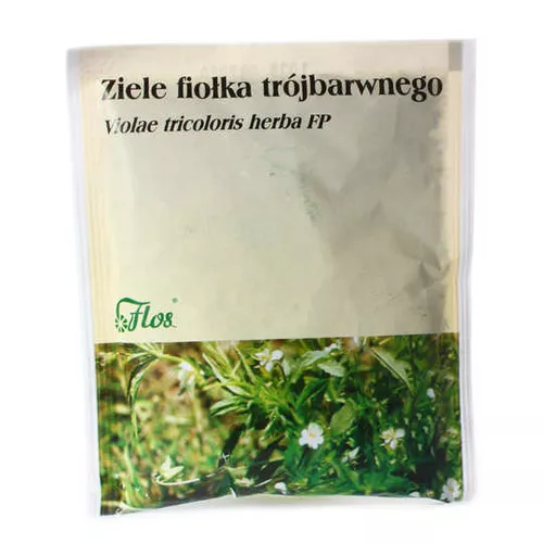 Flos Ziele fiołka trójbarwnego, zioła do zaparzania, 50 g