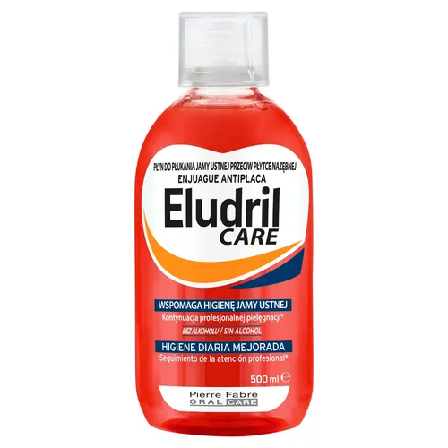 Eludril CARE - płyn do płukania jamy ustnej, 500 ml