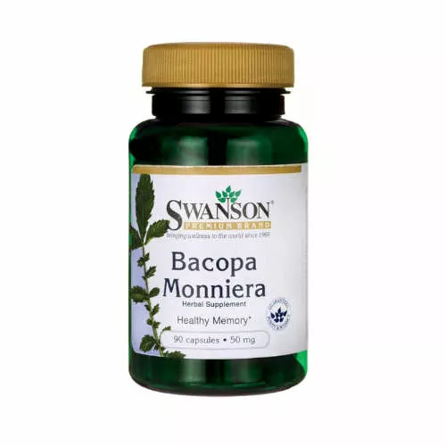 SWANSON Bacopa Monniera - kapsułki, 90 sztuk