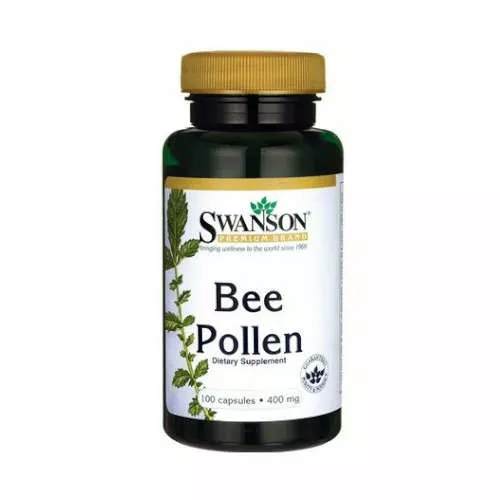 SWANSON Bee Pollen - pyłek pszczeli 400 mg, kapsułki, 100 sztuk