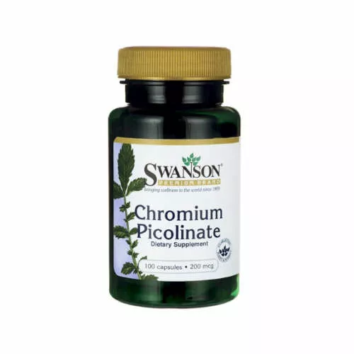 SWANSON Chromium Picolinate 200 mg - kapsułki, 100 sztuk