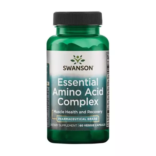 Swanson AjiPure 9 Essential Aminos Formula, 60 kapsułek